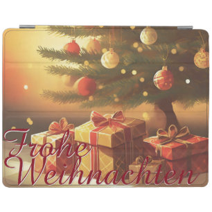 Weihnachtsbaum mit goldenen Geschenken iPad Smart Cover