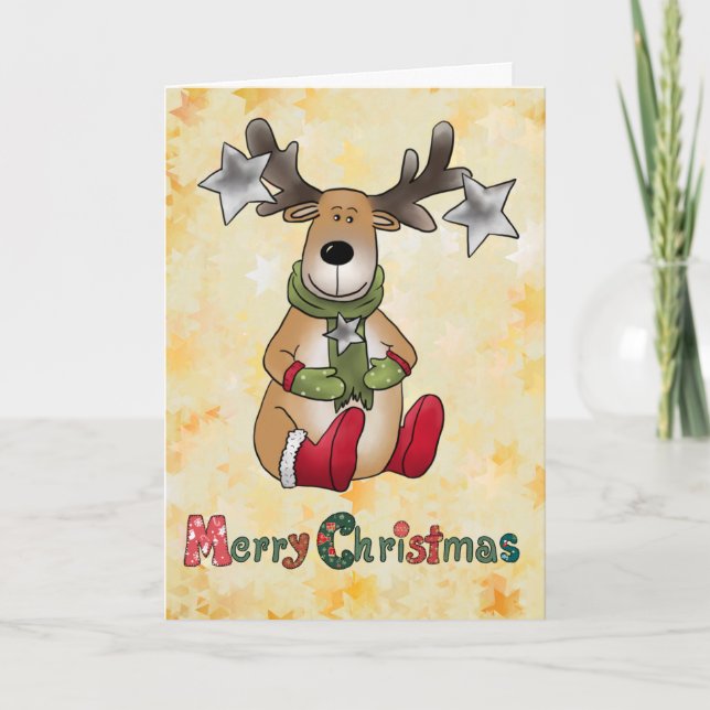 Weihnachtselch Holiday Card (Front)