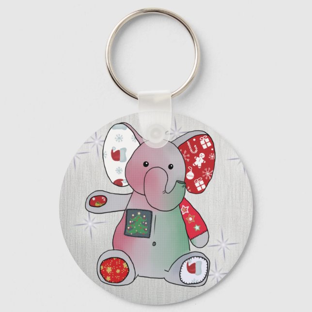 Weihnachtselefant Keychain (Front)