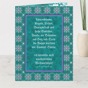 Weihnachtsgedicht Deutsch , Add Your Text Card