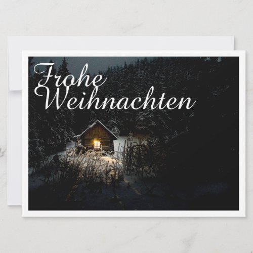 Weihnachtsgre mit Hexenhaus