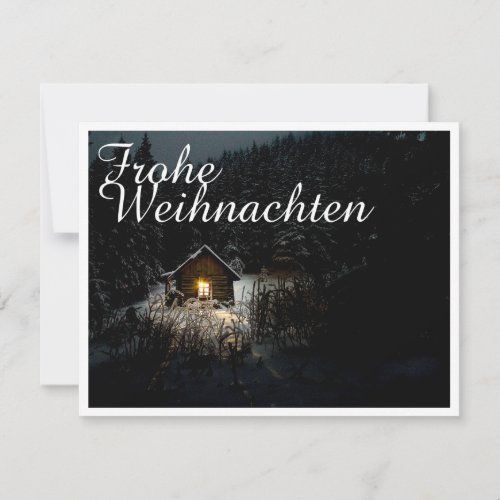 Weihnachtsgre mit Hexenhaus