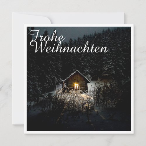 Weihnachtsgre mit Hexenhaus