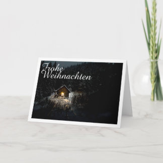 Weihnachtsgrüße mit Hexenhaus Card