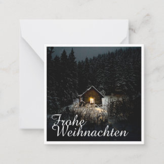 Weihnachtsgrüße mit Hexenhaus Note Card