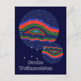 Weihnachtskarte..Lichtsterne Postcard