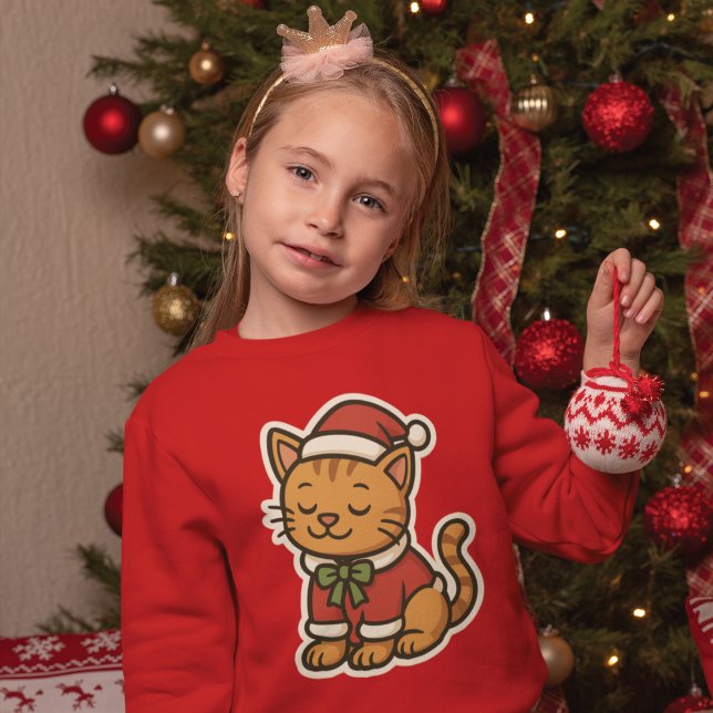 Weihnachtskätzchen Cartoon Tri-Blend Shirts (Creator Uploaded)