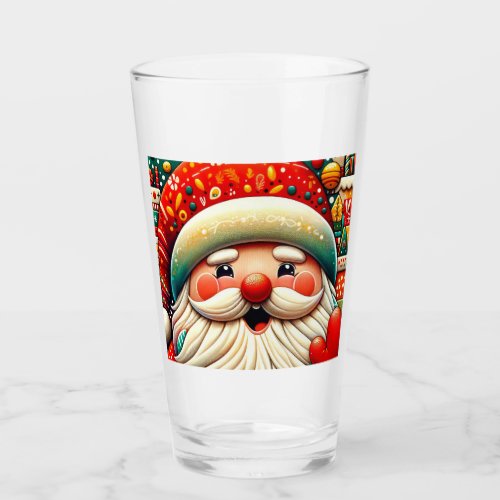 Weihnachtsmann Papai Noel Baba Saint Nicholas Kris Glass