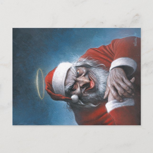 Weihnachtsmann Santa Claus by Sebastian Krüger Postcard (Front)