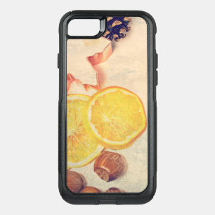 Weihnachtsmotiv mit Früchten... OtterBox Commuter iPhone SE/8/7 Case