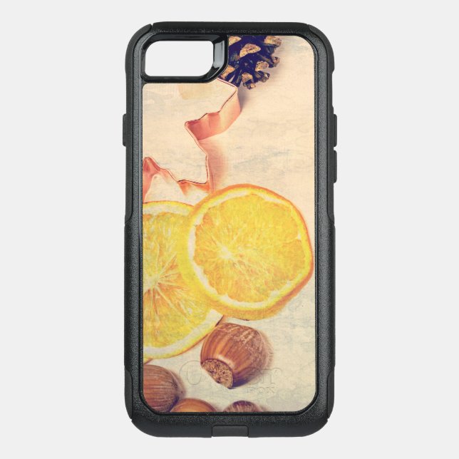 Weihnachtsmotiv  mit Früchten... Otterbox iPhone Case (Back)