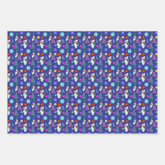 Weihnachtsmotiv wrapping paper sheets