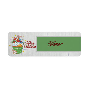 Weihnachtsmuffin label