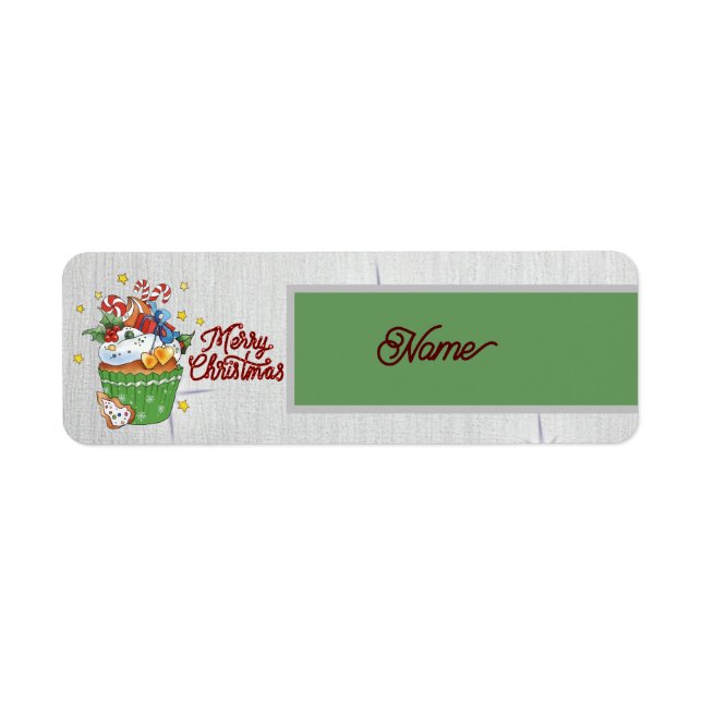 Weihnachtsmuffin  label (Front)