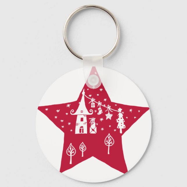 Weihnachtsstern Keychain (Front)