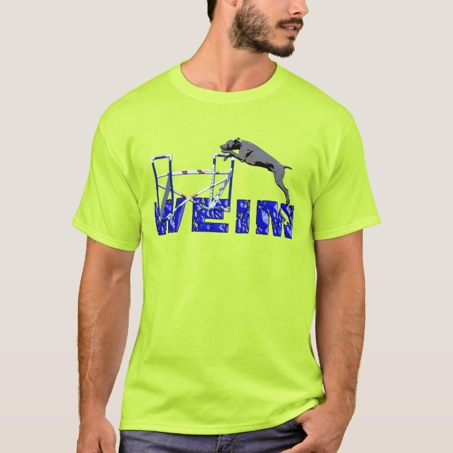 Weim Agility (design #3) T-Shirt (Front)