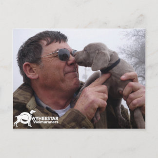 Weimar Kisses For Cliff Postcard