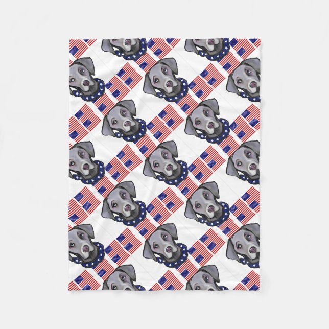 Weimarana Fleece Blanket (Front)