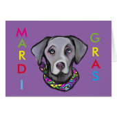 WEIMARANA MARDI GRAS (Front Horizontal)