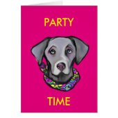 WEIMARANA MARDI GRAS (Front)