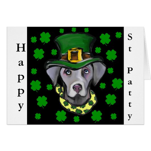 Weimarana ST Patty Cards (Front Horizontal)
