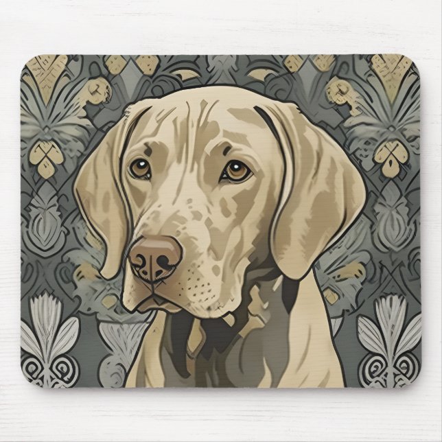 Weimaraner AI Art Mouse Pad (Front)