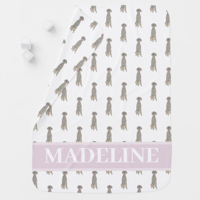 Weimaraner Baby Blanket (In Situ)