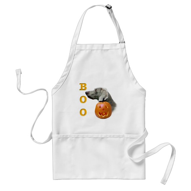 Weimaraner Boo Adult Apron (Front)
