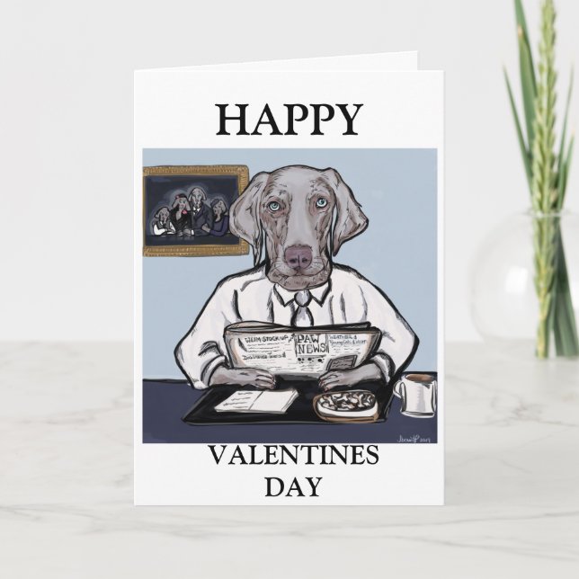 WEIMARANER CARD (Front)