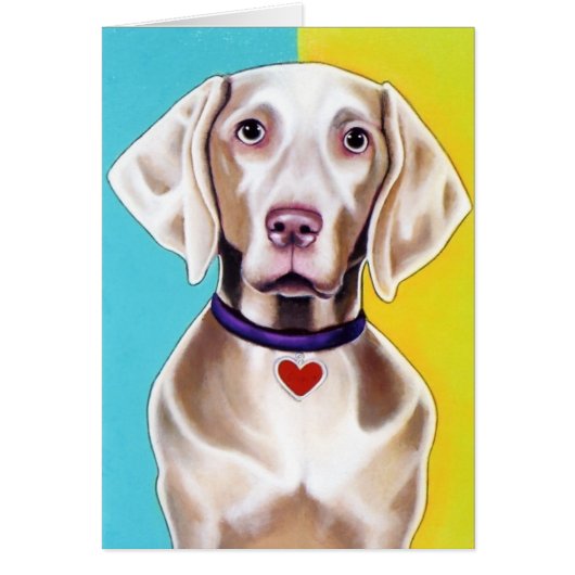 Weimaraner Card (Front)