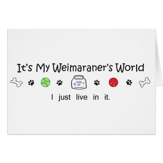 Weimaraner Cards (Front Horizontal)