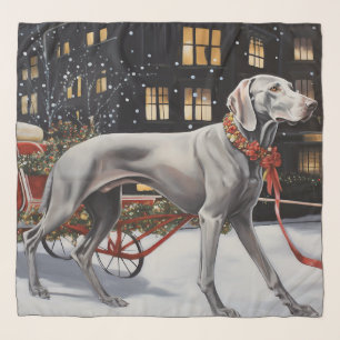 Weimaraner Christmas Festive Season Scarf