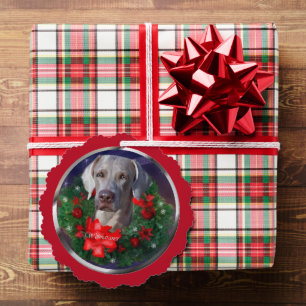 Weimaraner Christmas Gifts Ornament Card