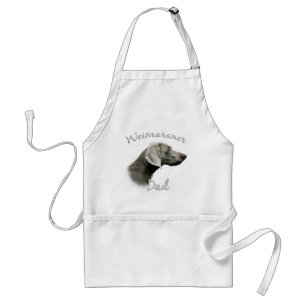 Weimaraner Dad 2 Adult Apron