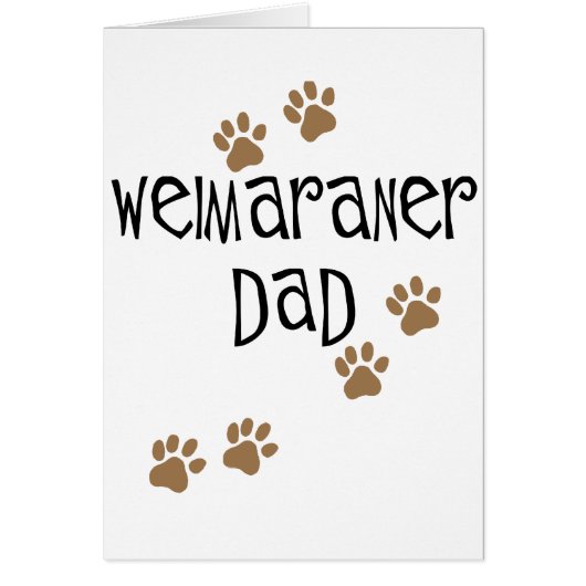 Weimaraner Dad Cards (Front)