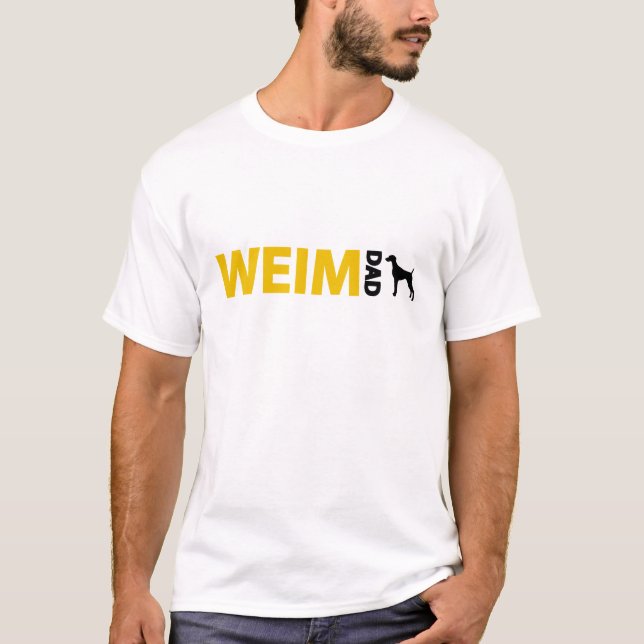 Weimaraner Dad T-Shirt (Front)