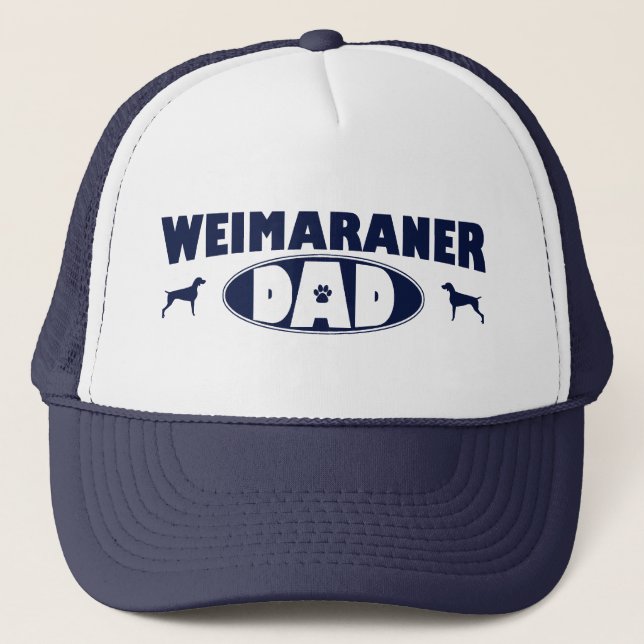 Weimaraner Dad Trucker Hat (Front)