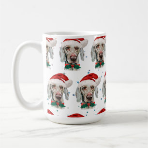 Weimaraner Dog Breed Christmas Stars Coffee Mug