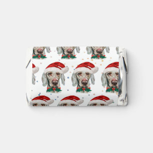 Weimaraner Dog Breed Christmas Stars Hershey's Miniatures