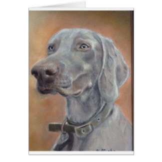 Weimaraner dog cards