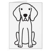 Weimaraner Dog Cartoon (Front)