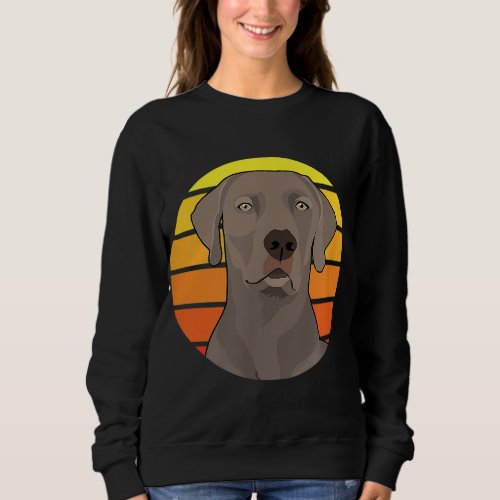 Weimaraner Dog Lover Gift Sweatshirt