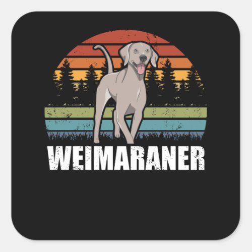 Weimaraner  Dog Owner Weimaraners Square Sticker