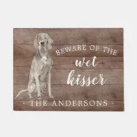 Golden Retriever Dog Personalized Door Mat, Zazzle