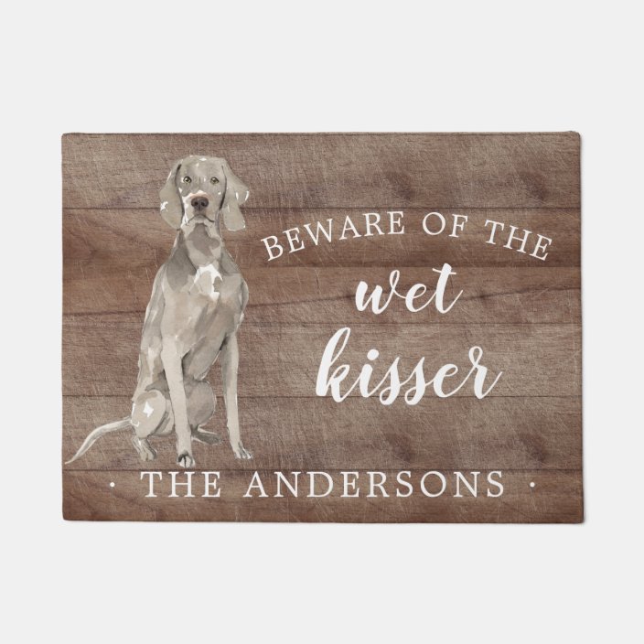 weimaraner doormat