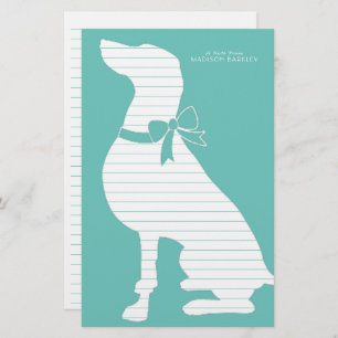 Weimaraner Dog Puppy Stationery
