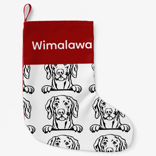 Weimaraner dog socks Customized dog Socks - Put Y (Front)