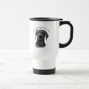 Weimaraner Double Dog Dare You Travel Mug