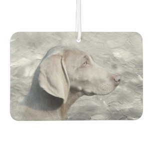 Weimaraner face air freshener