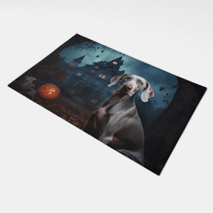 Weimaraner Halloween Scary Doormat